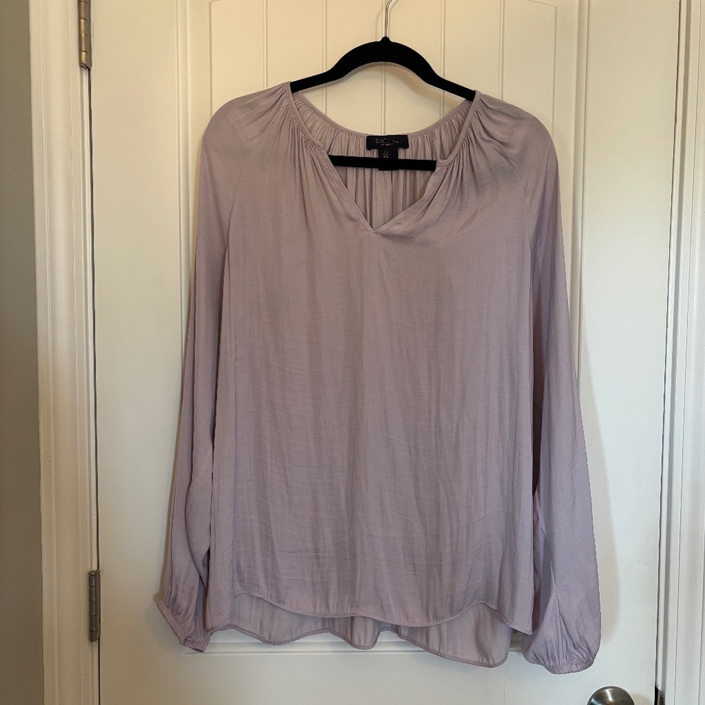 Silk lavender blouse